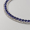 Alloy Rhinestone Necklace & Earrings & Bracelets Set for Women AJEW-WH0455-56-2