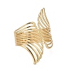 Alloy Hollow Wing Wrap Cuff Bangle LS-BJEW-K223-07LG-2