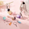DIY Bubble Tea/Boda Milk Tea Charm Keychain Making Kit DIY-SC0019-18-5