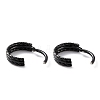 Twisted Ring Hoop Earrings for Girl Women STAS-K233-05EB-2