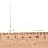Brass Micro Pave Cubic Zirconia Stud Earring Findings CU-CBA4618-01G-01-3