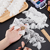 3 Yards 3 Styles Polyester Embroidery Flower Lace Trim OCOR-GA0002-05-3