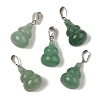 Natural Green Aventurine Pendants G-B127-03P-12-2