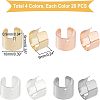 80Pcs 4 Colors 304 Stainless Steel Ear Cuff Findings STAS-UN0023-17-4