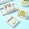 5Pcs Square Transparent PE Thin Film Suspension Jewelry Display Box CON-FS0001-19A-7