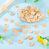 200Pcs 8 Styles Wood Buttons BUTT-TA0001-34-6