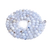 Natural Blue Lace Agate Beads Strands X-G-K366-B02-02-4