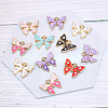 Zinc Alloy Enamel Butterfly Jewelry Pendant ENAM-TAC0007-09A-3