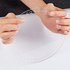 Transparent Acrylic Weaving Board DIY-PH0026-82-5