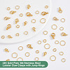 80Pcs 4 Styles 304 Stainless Steel Lobster Claw Clasps DIY-PH0028-67-4
