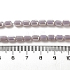 Electroplate Glass Beads Strands EGLA-D031-01C-4