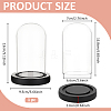 Arch Glass Dome Cover AJEW-WH0596-866A-03-2