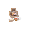 Foldable Paper Drawer Boxes with Clear Plastic Cover LS-CON-WH0095-68B-05-7