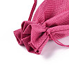 Rectangle Polyester Imitation Burlap Packing Pouches ABAG-N009-01A-06-2