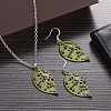 Bohemian Style Alloy Pendant Necklaces & Dangle Earrings Sets WG43411-05-1