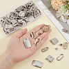 24Sets Brass Baseball Hat Cap Buckle Strap Clasp Clip Kit FIND-BC0014-12MP-3