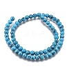 Synthetic Turquoise Beads Strands Z0NDC015-1-2