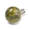 Natural Unakite Perfume Bottle Pendants G-K338-22P-11-2