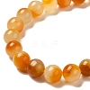 Natural Dyed White Jade Beads Strands G-M402-C04-23-3