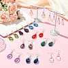 304 Stainless Steel Teardrop Dangle Earrings EJEW-YW00007-5