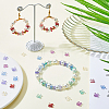 180Pcs 6 Colors Transparent Spray Painted Glass Beads GLAA-SC0002-47-4
