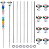 DIY Beaded Garden Stakes Making Kit DIY-FH0010-86B-1