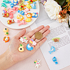 SUPERFINDINGS 36Pcs 18 Styles Opaque Resin Cabochons Sets CRES-FH0001-14-3