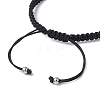 Braided Nylon Cord Adjustable Bracelets BJEW-JB11597-01-4
