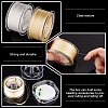 2 Rolls 2 Colors Polyester Cords OCOR-PH0003-98-4