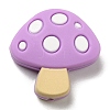 Mushroom Food Grade Eco-Friendly Silicone Focal Beads SIL-Z005-01A-1