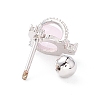 Planet Cat Eye Stud Earrings for Women LS-EJEW-A065-02P-2