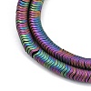 Electroplated Synthetic Non-magnetic Hematite Beads Strands G-H020-M01-23-3