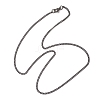2.5MM 304 Stainless Steel Twisted Chain Necklaces for Women Men NJEW-JN05819-02-4