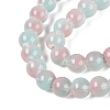 Transparent Glass Imitation Cat Eye Beads Strands GLAA-Q110-01B-11-3