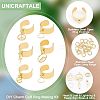 Unicraftale DIY Charm Cuff Ring Making Kit DIY-UN0003-67-6