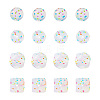 20Pcs 2 Styles Silicone Beads SIL-TA0001-23-2