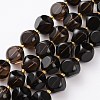 Natural Smoky Quartz Beads Strands G-A030-B23-12mm-A-1