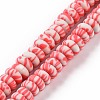 Handmade Polyester Clay Beads Strand CLAY-P001-02A-1