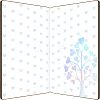 MDF Greeting Card & Paper Envelope with Bowknot AJEW-WH0203-001-2