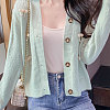 24Pcs 3 Colors 1-Hole Zinc Alloy Flat Round with Bees Buttons BUTT-CA0001-30-6