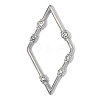 304 Stainless Steel with Crystal Rhinestone Pendants RB-OY001-81P-01-1