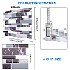 PVC Self-Adhesive Mark Crystal Pattern Paper DIY-WH0223-44-4
