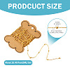 5M Brass Flat Oval Cable Chains CHC-TADJ0001-01G-3