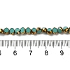 Electroplate Glass Beads Strands X-EGLA-P061-01A-09-4