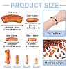 100Pcs 4 Styles Transparent Acrylic Beads MACR-TA0003-03-4