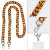 1Pc Acrylic Cuban Link Chain Bag Extender Chains AJEW-BM0001-41B-6