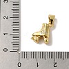 Rack Plating Brass Micro Pave Cubic Zirconia Charms KK-U027-34G-3