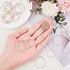 PVD Vacuum Plating 316L Surgical Stainless Steel Hoop Earring Findings STAS-UN0002-85-4