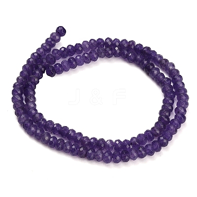 Dyed Natural White Jade Beads Strands GG-CBAF9EE-A01-3x4mm-1