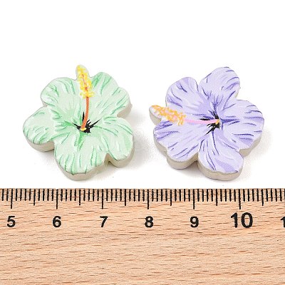 Luminous Printed Opaque Resin Beads RE-CBAC4C7-24-1